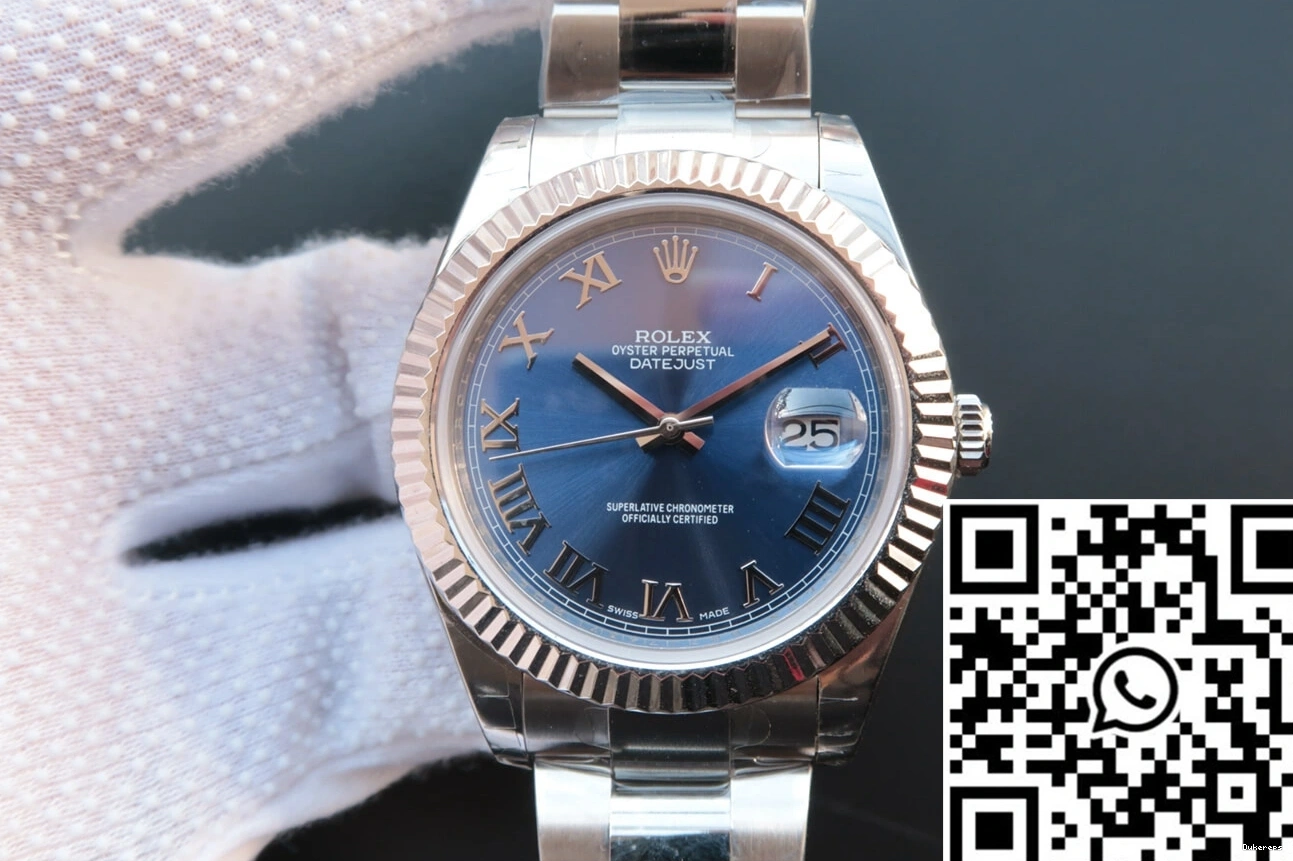 Rolex Dial Datejust EW Blue 116334 Factory 0517